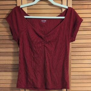 Old Navy Women's Red Top